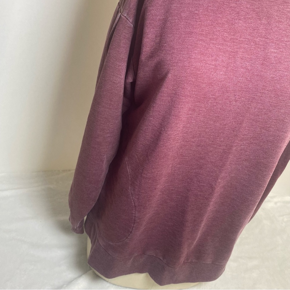 Logo Lori Goldstein Washed Mauve Pullover Sweatshirt XS - Picture 5 of 15